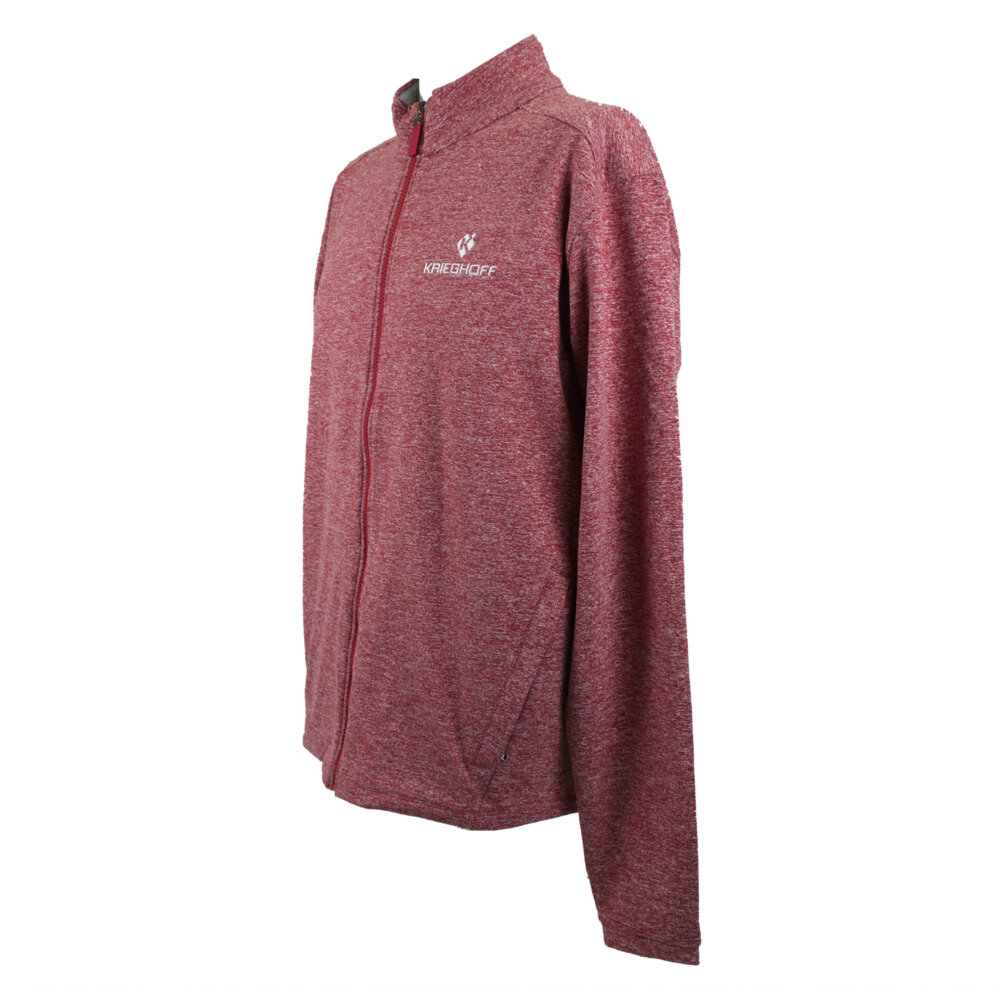 Men’s “Alpine” Full Zip Jacket, Red